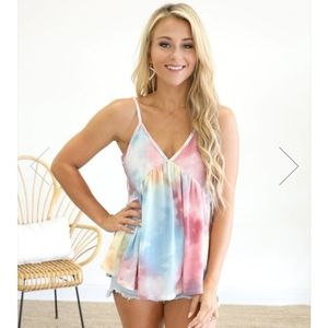 Tie dye tank 3x30